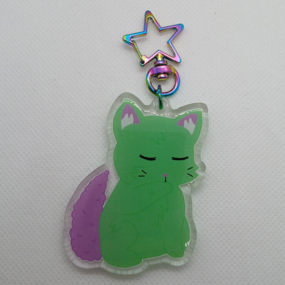 Lucky dip acrylic keyring bags