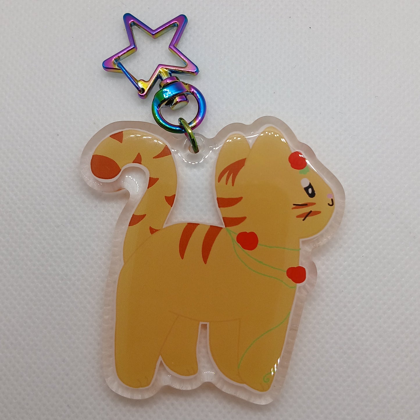 Lucky dip acrylic keyring bags