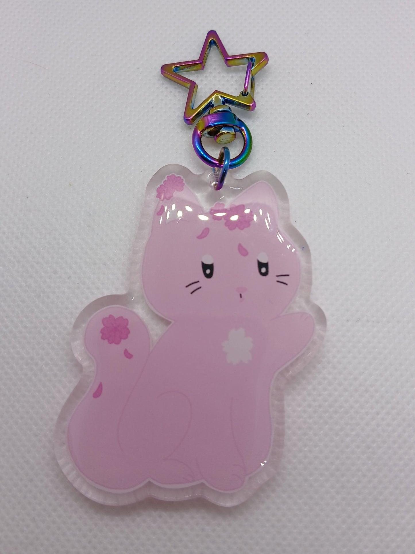 Lucky dip acrylic keyring bags