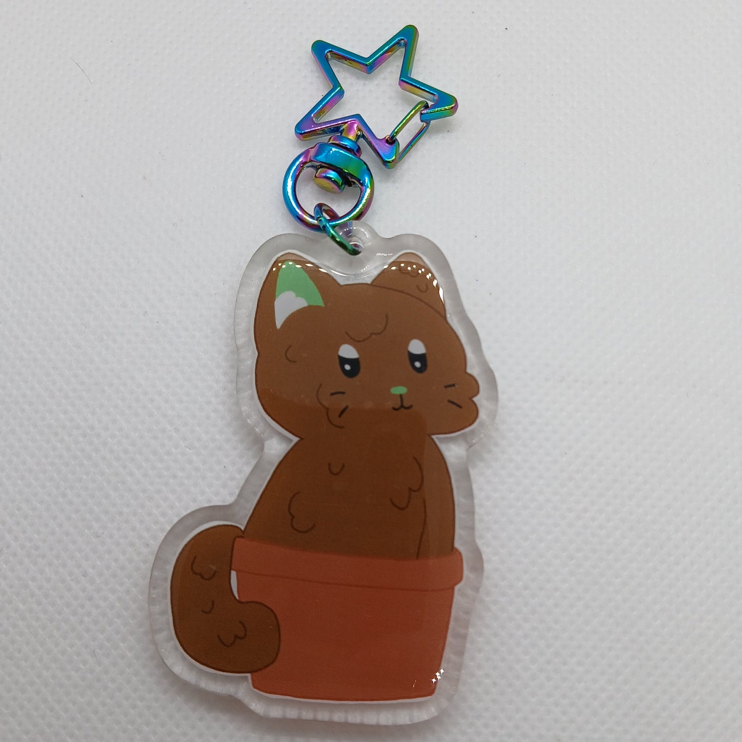 Lucky dip acrylic keyring bags