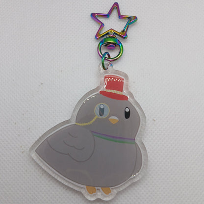Lucky dip acrylic keyring bags