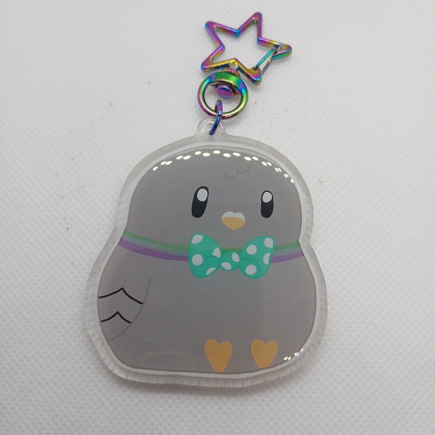 Lucky dip acrylic keyring bags
