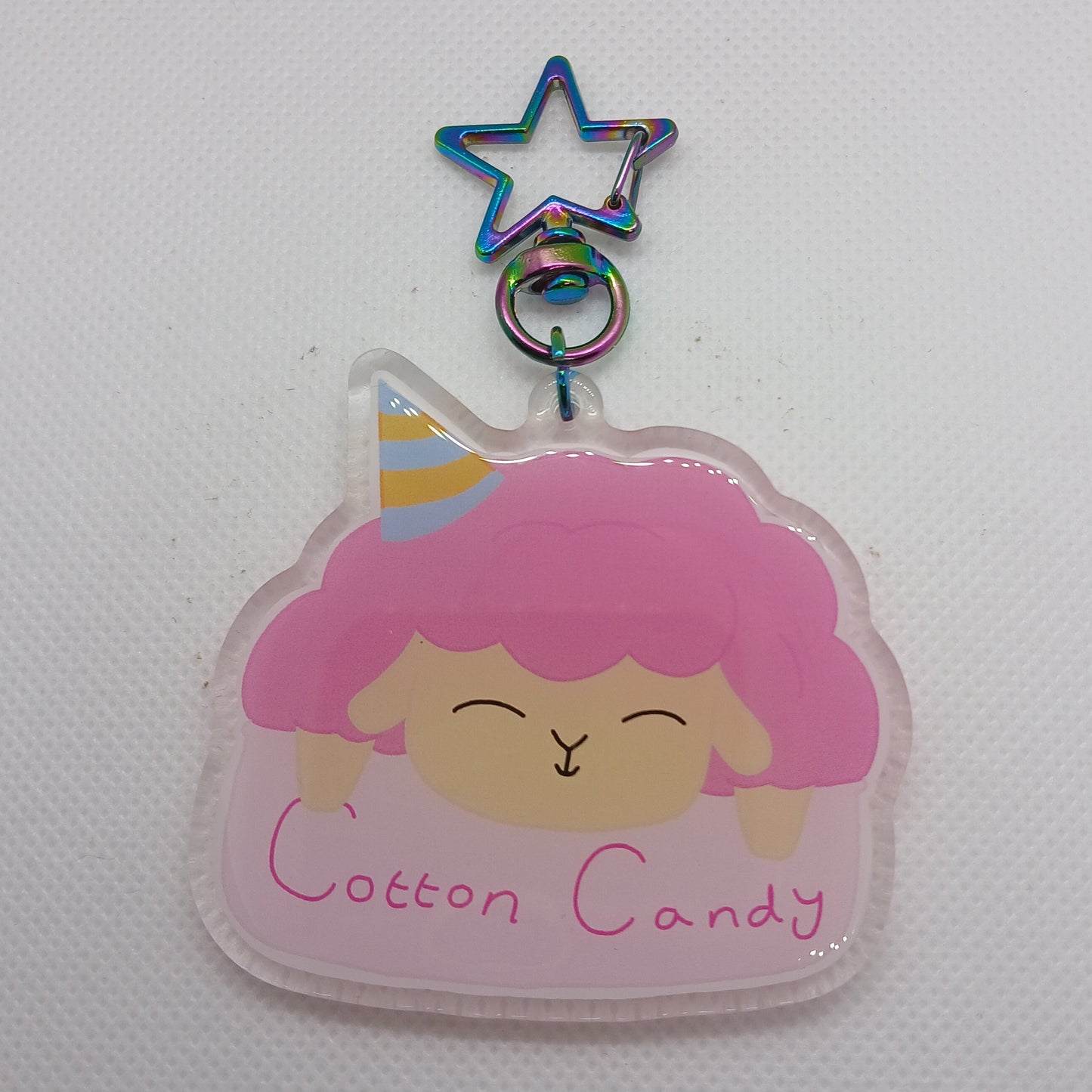 Lucky dip acrylic keyring bags