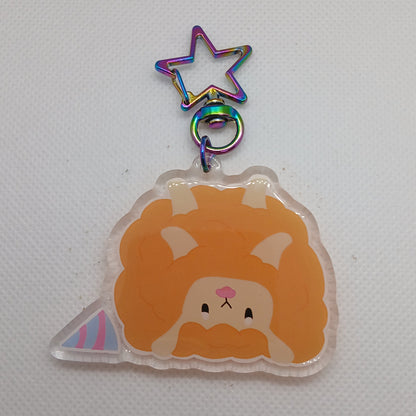 Lucky dip acrylic keyring bags