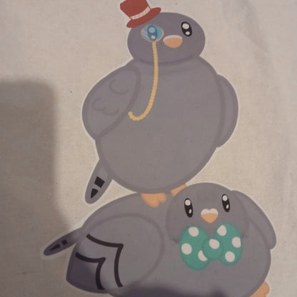 posh pigeon tote bag