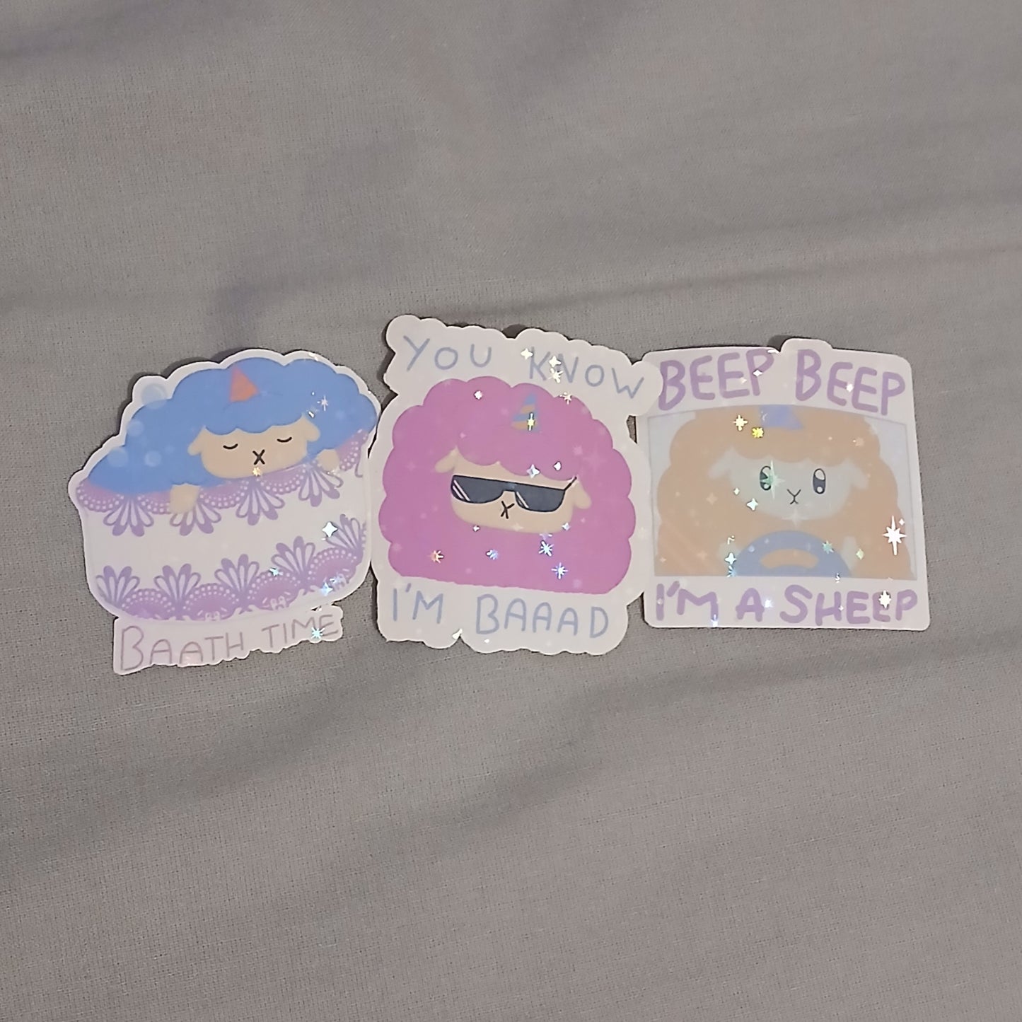 Mystery sticker packs