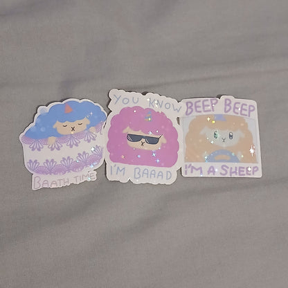 Mystery sticker packs