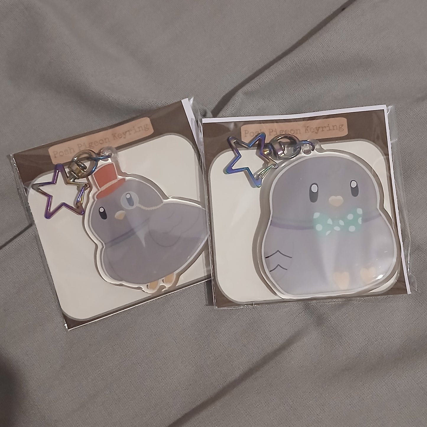 Lucky dip acrylic keyring bags