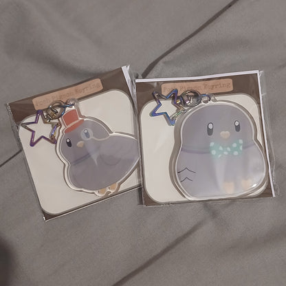 Lucky dip acrylic keyring bags